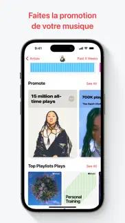 apple music for artists iPhone Captures Décran 1