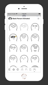 Blank Person Animated Stickers screenshot