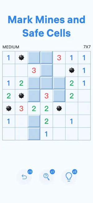 Mine Clues: Logic Puzzles screenshot 2