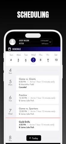Mizuno Team App screenshot
