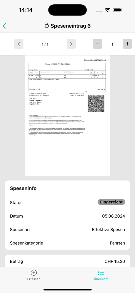 Proffix Expenses screenshot 3