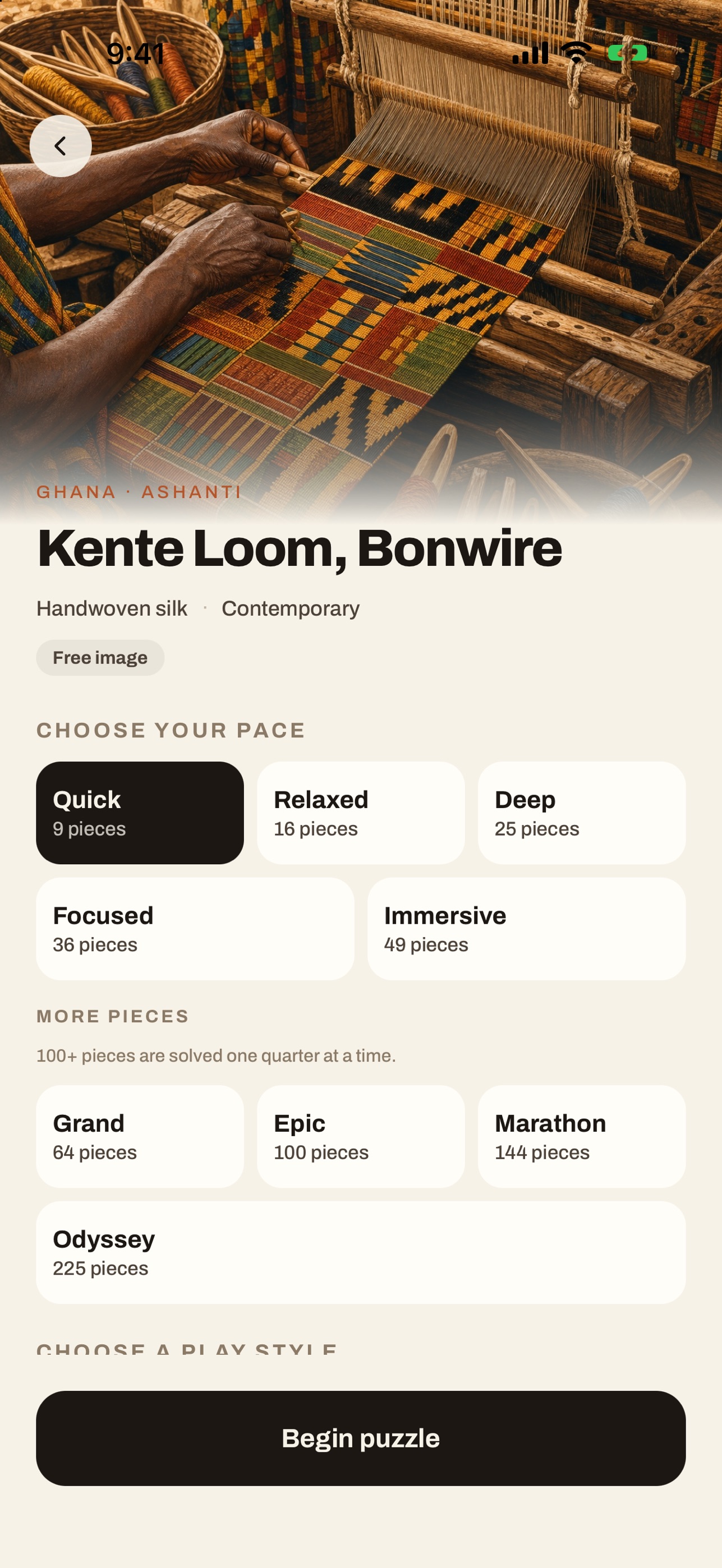 Screenshot 4 of Kanzi - Africa Jigsaw