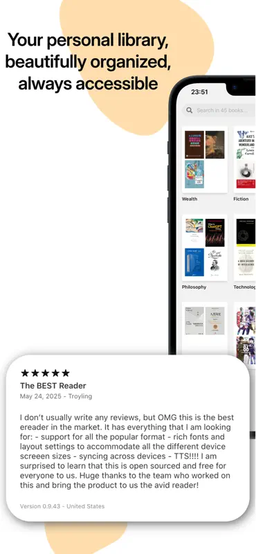 Readest - eBook Reader screenshot 1 of 5