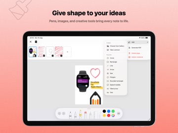 NovaNote iPad screenshot