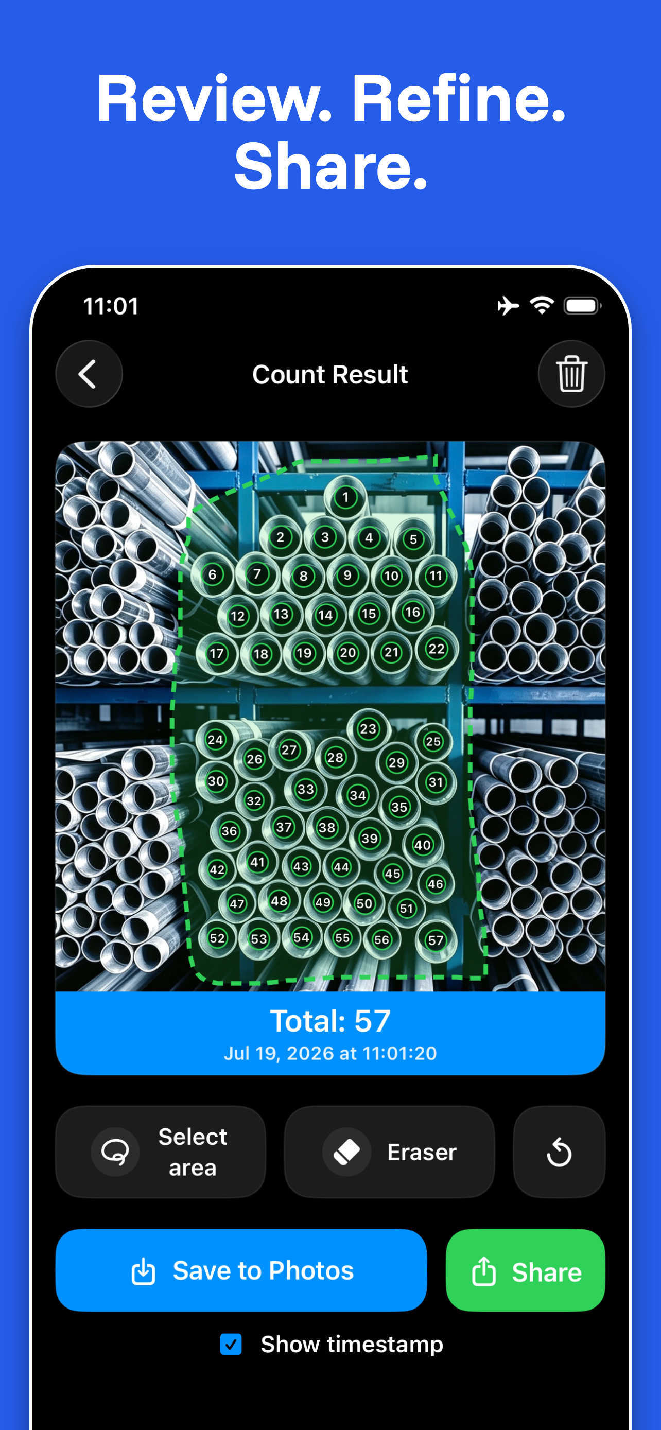 Pipe Counter: Counting Steel screenshot 2