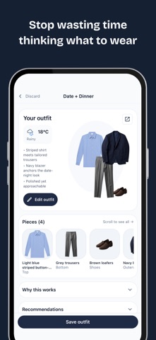 Byde · Smart Closet for Men iPhone screenshot