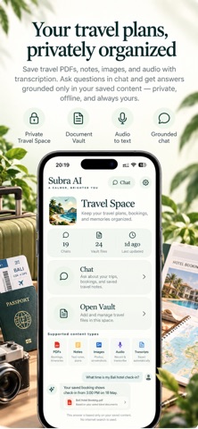 Subra AI: Private Spaces Screenshot 4 of 6