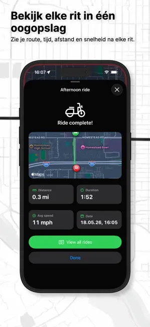 Urban Rider Scooternavigatie iPhone screenshot 3