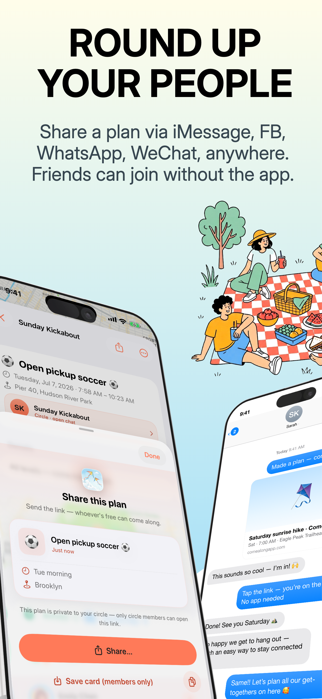 ComeAlong: Plans with Friends screenshot 4