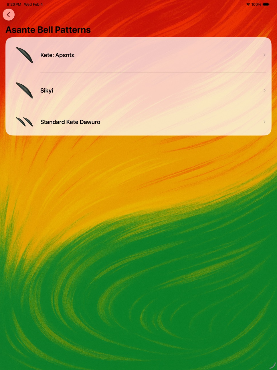 iPad screenshot