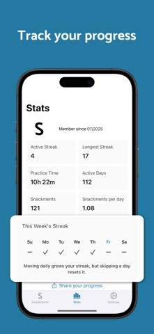 Snackments: Movement Snacks Screenshot 8 of 8