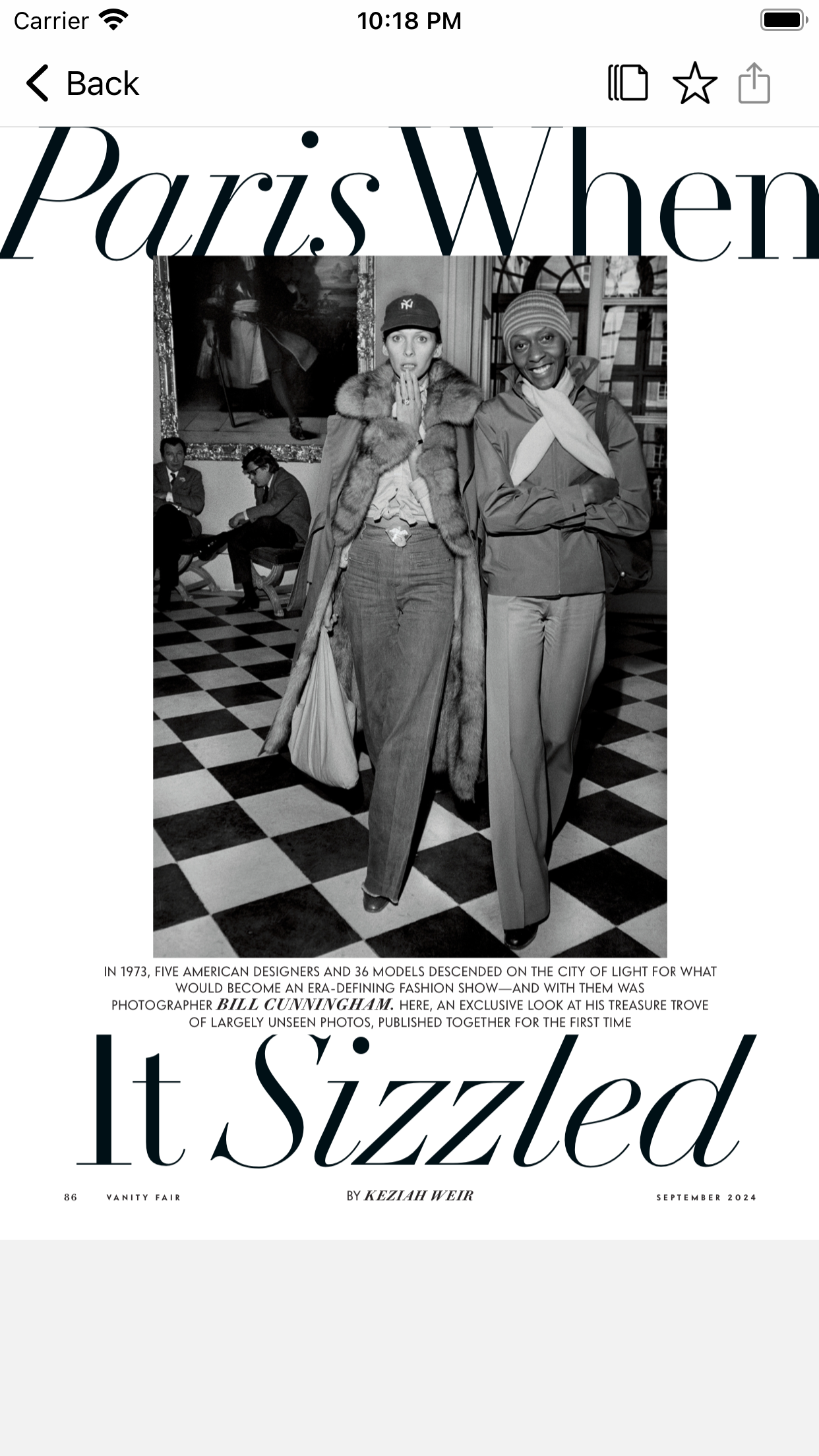 Vanity Fair Digital Edition screenshot 4