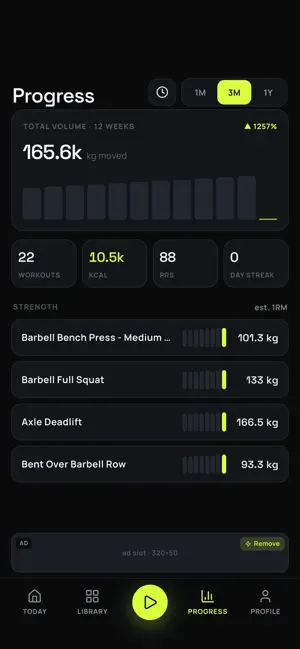 kach: Gym & Workout Tracker screenshot 2