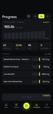 kach: Gym & Workout Tracker Screenshot 2 of 6