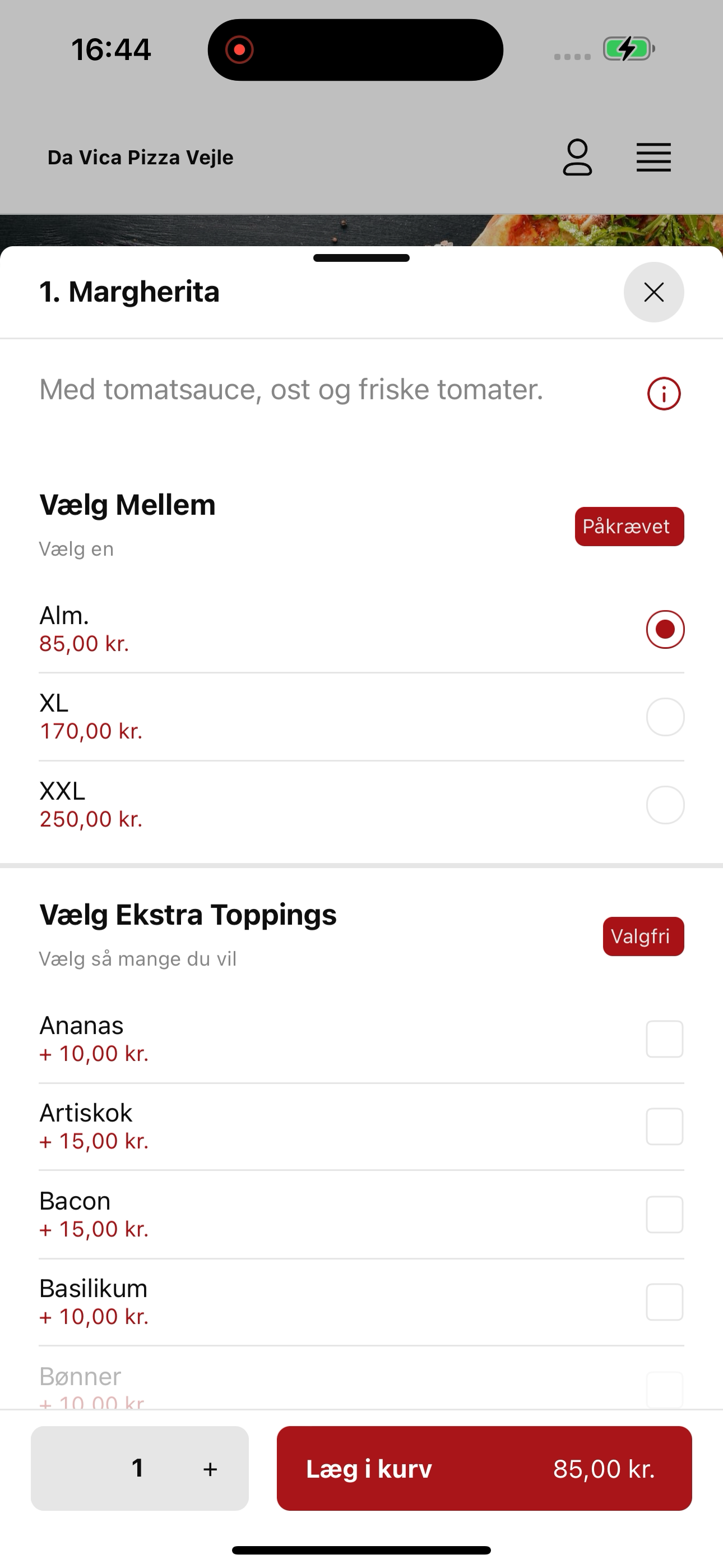 Da Vica Pizza Vejle screenshot 8