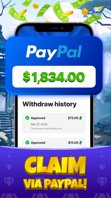Monkey Match 3: PvP Money Game Screenshot