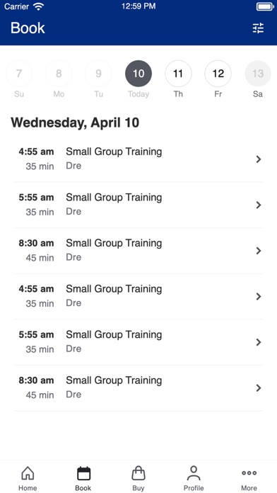 Dre 36 Fitness Studio Screenshot