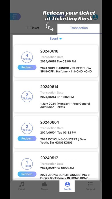 Cityline Ticketing Screenshot