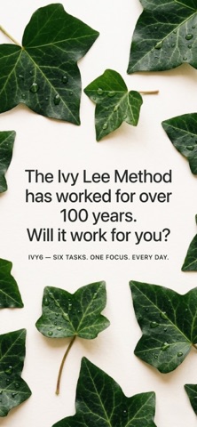Ivy6: Daily Focus Planner Screenshot 1 of 5