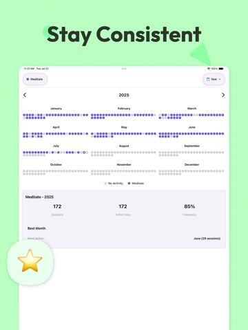 LifeStats - Habit Tracker iPad screenshot