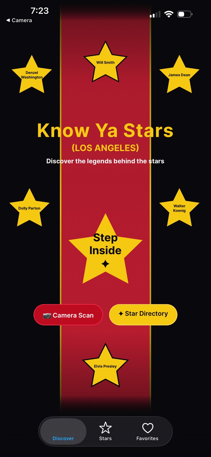 Know Ya Stars: Los Angeles iphone screenshot 1