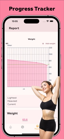 女性在家减肥 screenshot