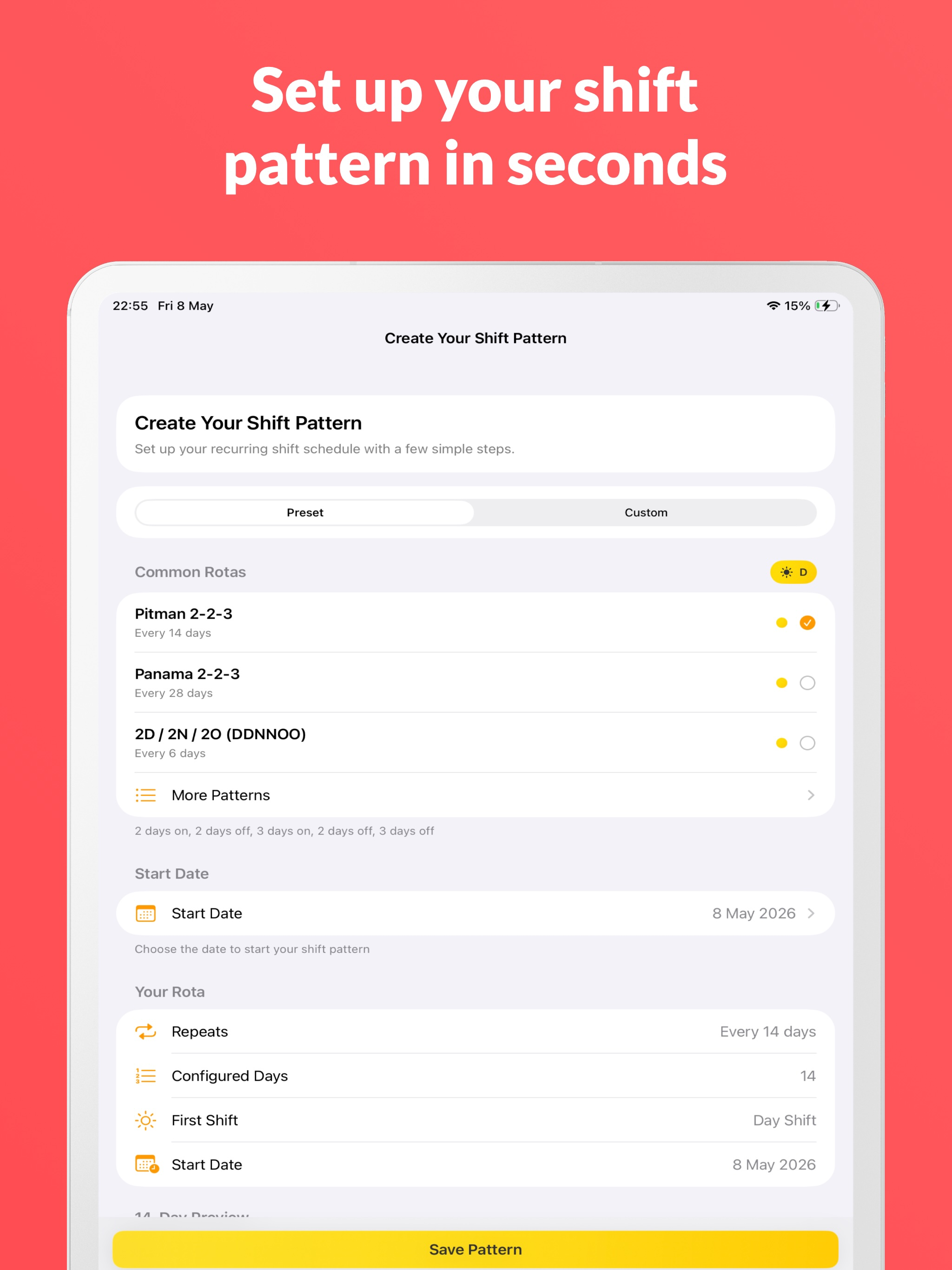 RotaFlow: Shift Rota Calendar