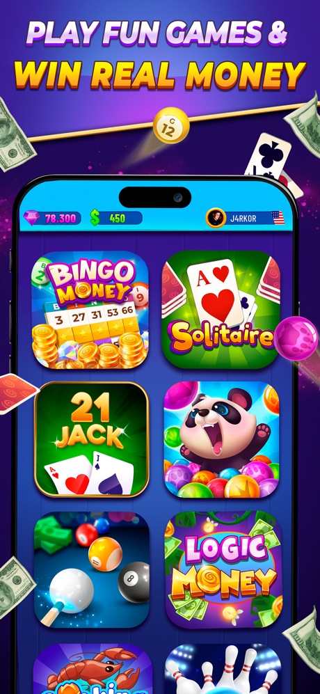 Backspin Games: Win Real Money screenshot 1