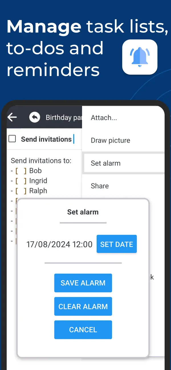 Joplin iPhone App Screenshot 5 – Produktivität
