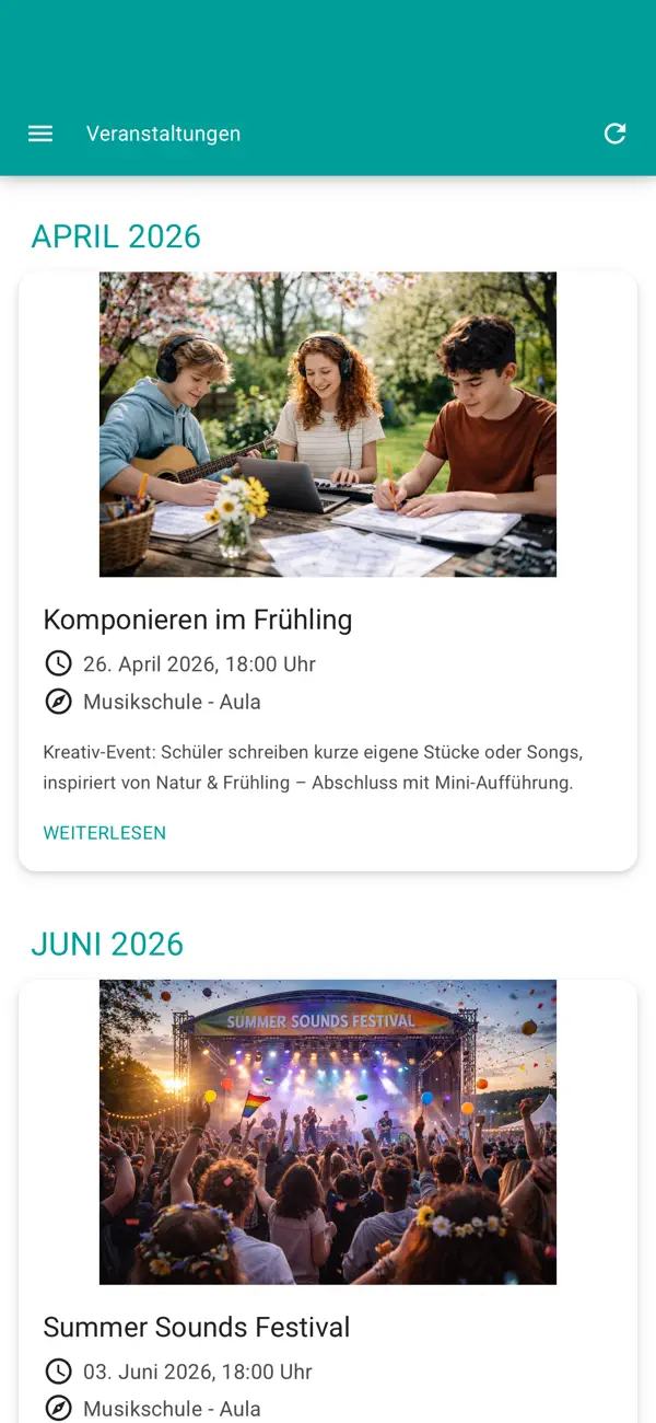 Screenshot #3 pour Musikschule Fellbach