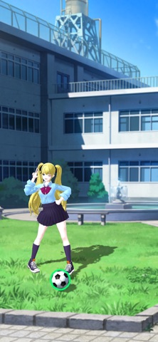 Soccer juggling girl screenshot