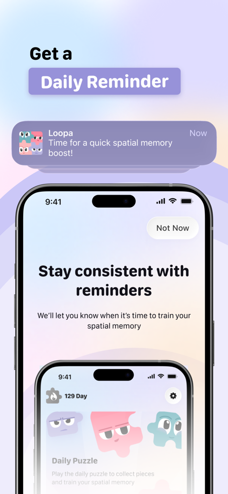 Loopa - Spatial Memory Games screenshot 3