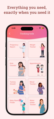 PregnancyTrack+ screenshot