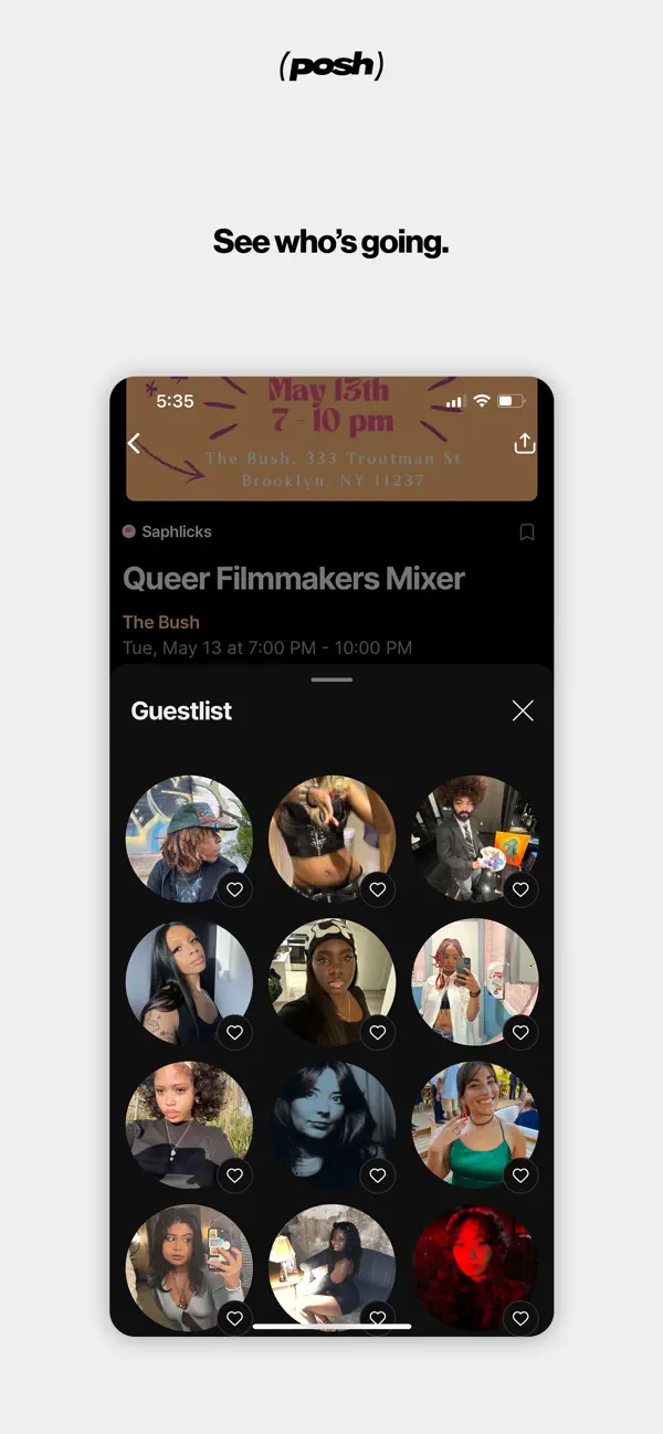 Screenshot #2 pour Posh – Create & Find Events