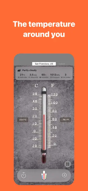 HD Thermometer ⊎ screenshot 1