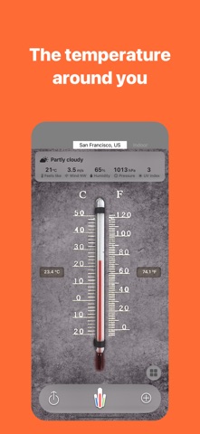 HD Thermometer ⊎ App Store screenshot 1