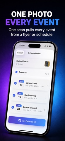 Screenshots to Calendar iPhone screenshot