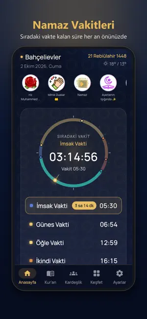 Huzura Doğru - Namaz Vakitleri screenshot 1