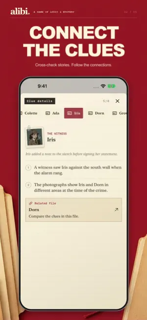 Alibi: Murder Logic Puzzles screenshot 2