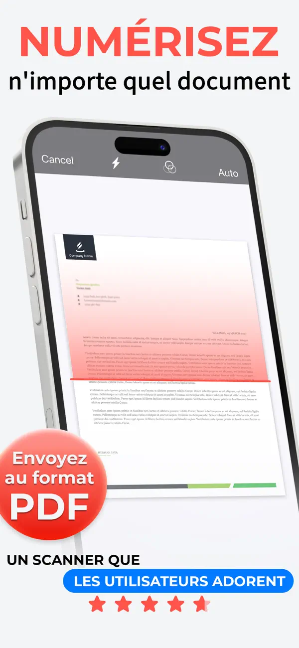 Screenshot #1 pour DocScan: Scanneur de documents