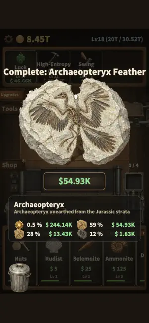 Geode Crack: Dino Fossil Dig screenshot 1