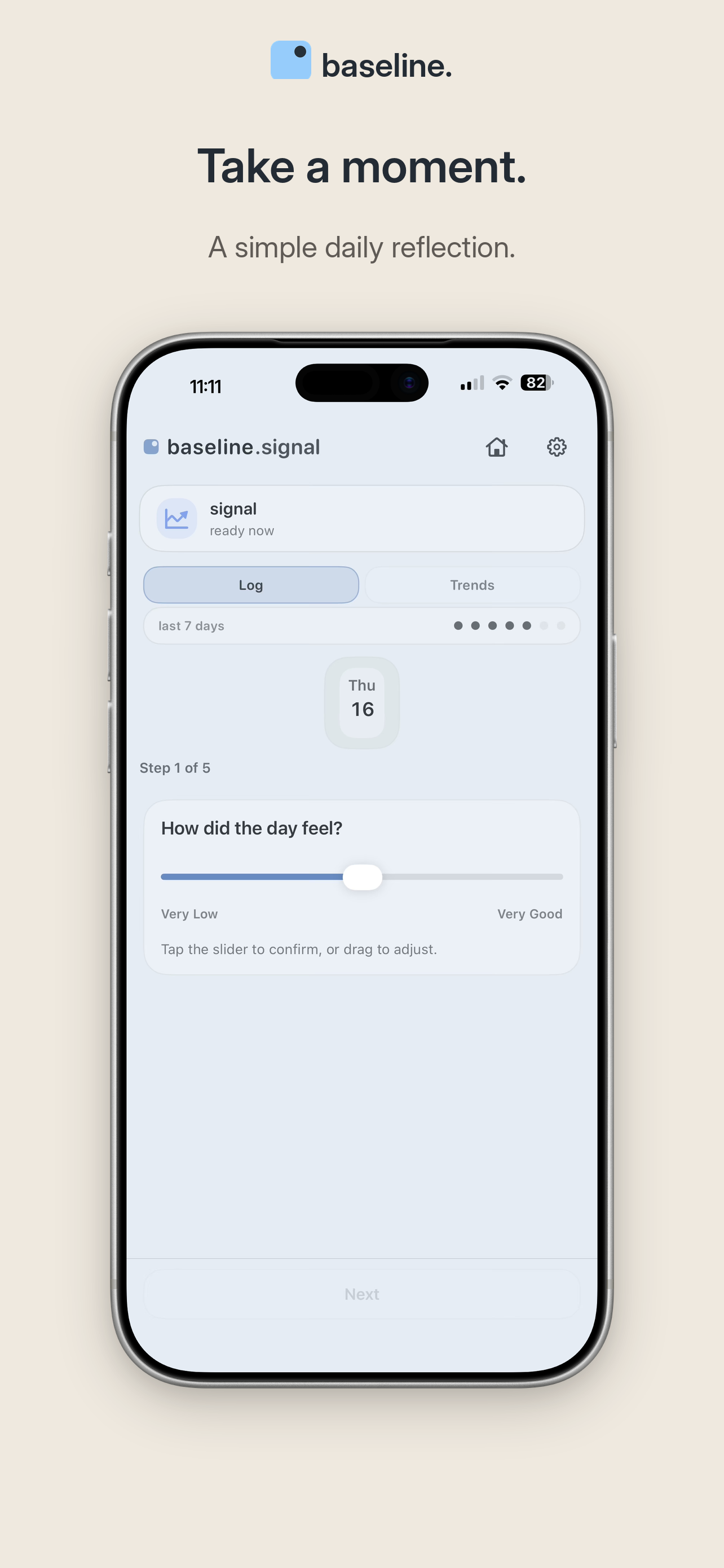 baseline: life and routines screenshot 4