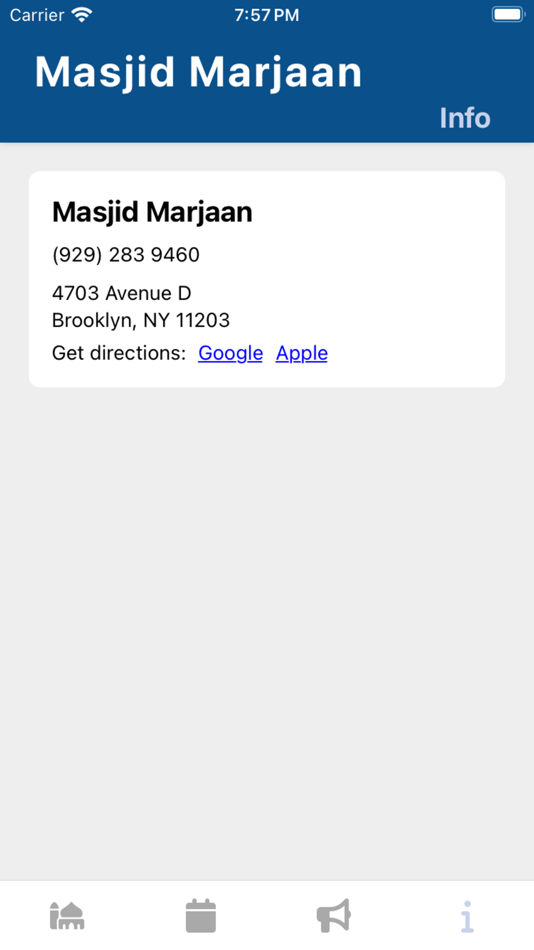 #4. Masjid Marjaan (iOS) 由: Manahil Sher