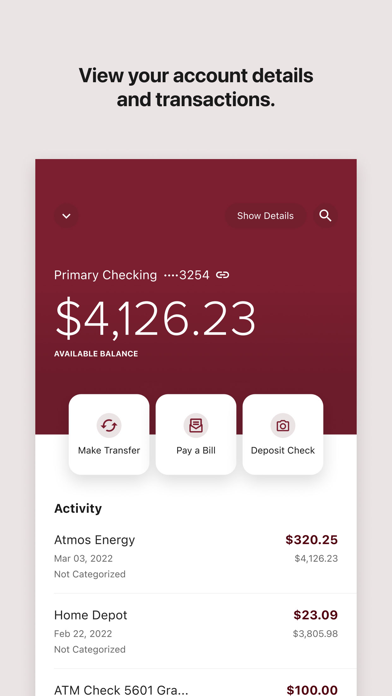 LVECU Mobile Access Screenshot