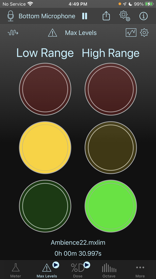 #3. SoundMeter X (iOS) 来自: Faber Acoustical, LLC