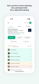 Teamy for sports teams screenshot