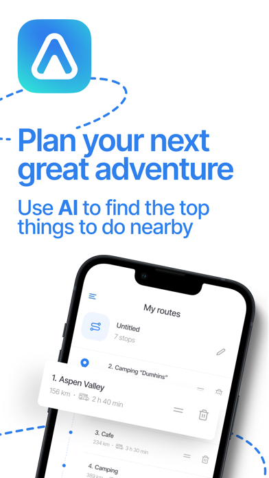 RV Trip wizard with AI Helper Screenshot