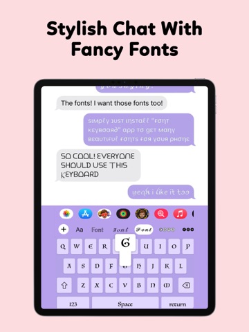 Fonts Keyboard for iPhone,iPad iPad screenshot