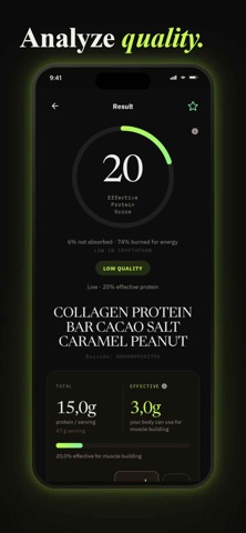 Protein Quality Scanner Screenshot 3 of 7