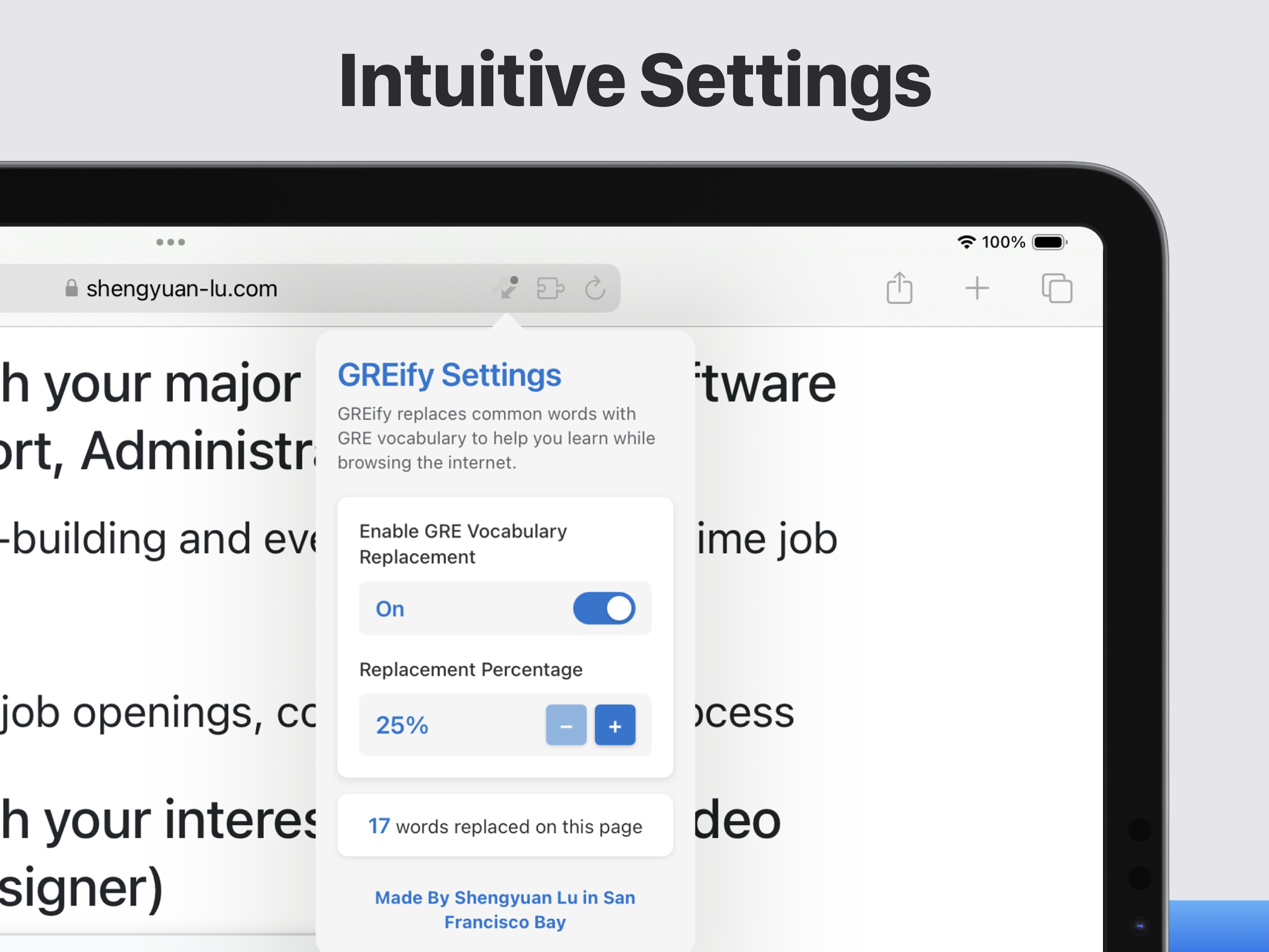 GREify: GRE Vocab Replacer